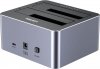 Unitek Y-3027GY01-EU Stacja klonująca dyski 2 x SATA 2,5/3,5 USB-C 10Gbps